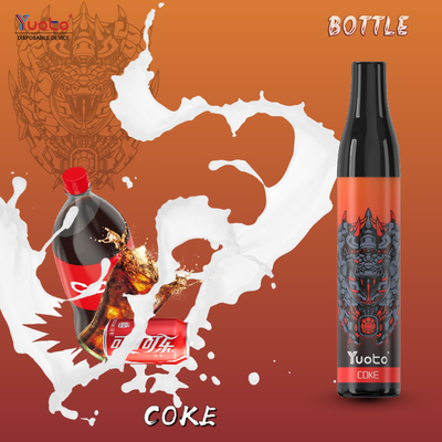 %2 Nikotin Mesh Coil Yuoto Şişe 600 Puffs Vape Çeşitli Tatlar