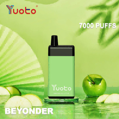 Beyonder Yuoto Tek Kullanımlık Vape 7000 Puflar, 16mL E-Suyu ve 15 Aromalı