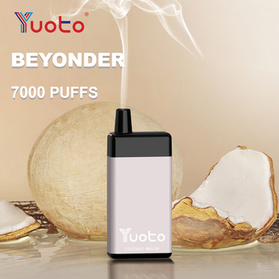 7000 Puffs Yuoto Beyonder Tek Kullanımlık Vape Kalem Nargile, 16ml E-Sıvı 900mAh Pil Örgü Bobinli