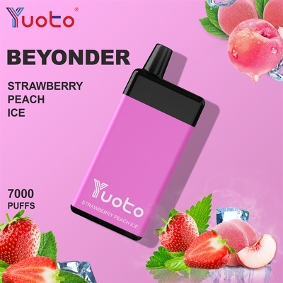 Yuoto Beyonder 7000 Puffs Tek kullanımlık Vape Pen Pod Mesh Coil Şarj edilebilir E Sigaraları