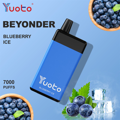 Yuoto Beyonder 7000 Puffs Tek kullanımlık Vape Pen Pod Mesh Coil Şarj edilebilir E Sigaraları