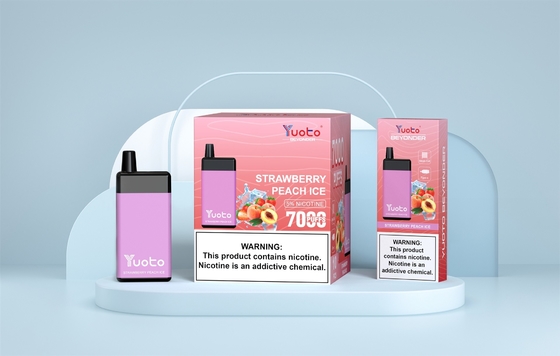 1.2ohm bobine direnci YUOTO Düzenlenebilir hava akışı ile tek kullanımlık vape kalem