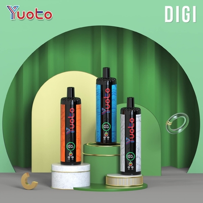 YUOTO Tek kullanımlık Vape Plastik AL DualMesh Bobin 15000 puffs 850mAh Düzenlenebilir Hava Akışı 23 Aroması