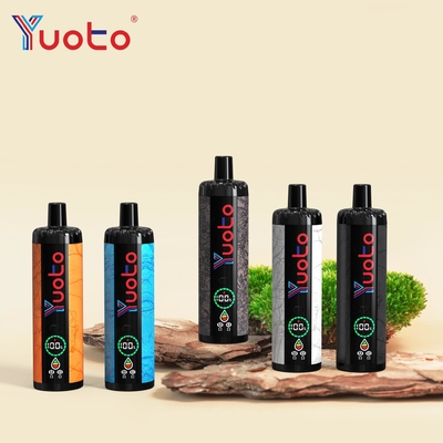 Düzenlenebilir hava akışı YUOTO 15000 Puffs Tek kullanımlık Vape DualMesh bobini ile 850mAh pil 23 lezzet