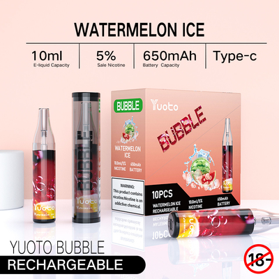 15 Lezzet Pod Sistemi Cihazı 2300 Puffs Dokulu Desenli Silindirik Tasarım