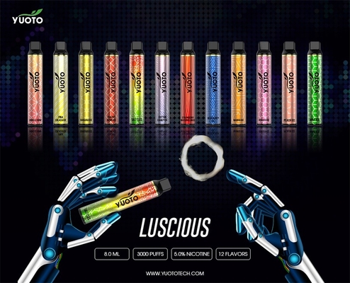 Yüksek kaliteli toptan Yuoto tatlı 3000puffs 8ML E-sıvı entegre 1350mAh Pil