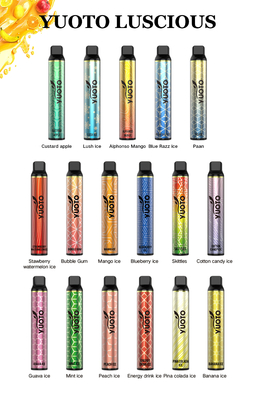 Yuoto tatlı 22 Aromalı E Cigs Düğmesiz, 1350mAh Pil ile Kolay Kullanım