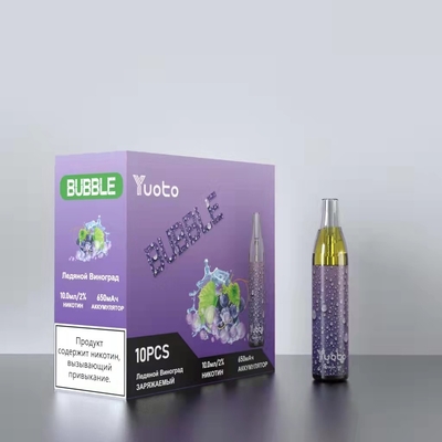 16 Tatlar Yuoto Kabarcık, 22x110mm 4500 Puff Tek Kullanımlık Vape