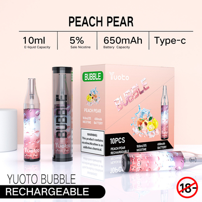 C Tipi Ücretli Yuoto Bubbles, 4500puff Dispossble Ecigratetes Vape