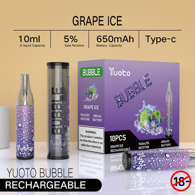 Toptan Fiyat Yuoto Kabarcık 4500 Puffs, LED Işık Karpuz Buz Ile Parlıyor FOB İçin İyi Bir Kalite