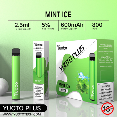 Yuoto Plus 800 Puffs E Sigara 32g 11 Karışık Aromalı Yabanmersini Ahududu Çilek