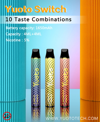 Yuoto Switch 3000 Puffs Tek Kullanımlık Vape kolay taşıma hafif 57g