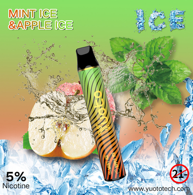 Yuoto Switch 3000 Puffs Tek Kullanımlık Vape kolay taşıma hafif 57g