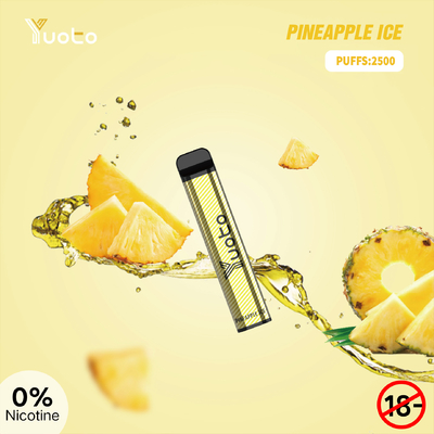 Relax Puff Bar için SS304 Yuoto XXL 2500 Puffs Tek Kullanımlık Vape 1650mAh Pil