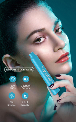 YUOTO Smart 600 Puffs Vape 2ML E Suyu Kapasitesi 12 Tat ile