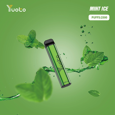 Yuoto xxl 2500puffs 1200mah 7ml eliquid kare şekli yuoto tek kullanımlık vape yuotovape sıcak lezzet üzüm vape pod