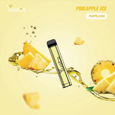 Yuoto xxl 2500puffs 1200mah 7ml eliquid kare şekli yuoto tek kullanımlık vape yuotovape çin'de orijinal fabrika vape pod