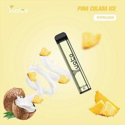Yuoto xxl 2500puffs 1200mah 7ml eliquid kare şekli yuoto tek kullanımlık vape yuotovape çin'de orijinal fabrika vape pod