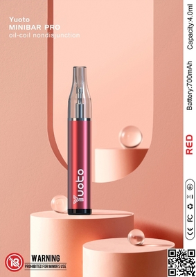 4ml Mini Bar Vape, Doldurulabilir Tek Kullanımlık Vape Stick 3000 puf