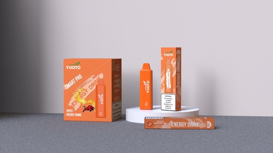 EMC ROHS MSDS Yuoto 1500 Puffs Tek Kullanımlık Vape %2-5 Mg 800mAh Pil 48g