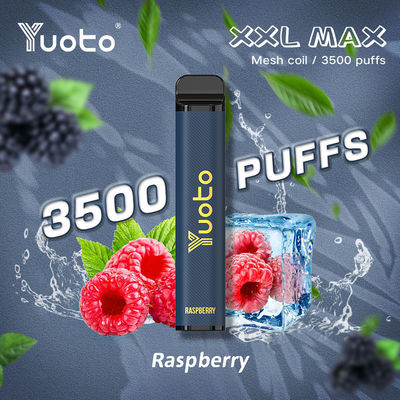 XXL Yuoto Tek kullanımlık Vape MAX 3500 Puffs Cihaz Aroması 9 ml