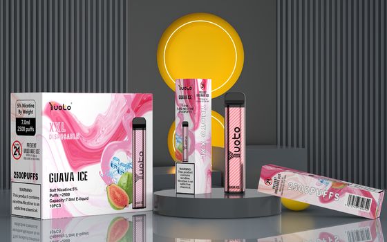 Cep Boyutlu Yuoto Tek Kullanımlık Vape XXL 2500 Puffs önceden doldurulmuş