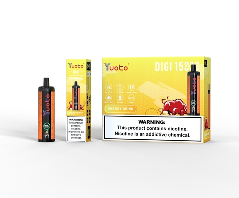 Yuoto DIGI 15000 Puffs Daul Mesh Coil Vape Düzenlenebilir Hava Akışı