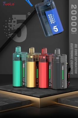 0% 2% 5% Nikotin Gücü YUOTO Düzenlenebilir hava akışı ve Çift Mesh Bobini ile Tek kullanımlık Vape